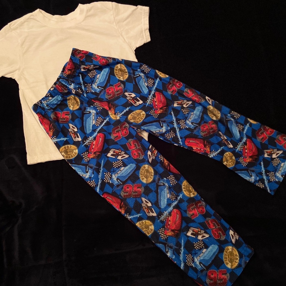 Cars movie theme pajamas